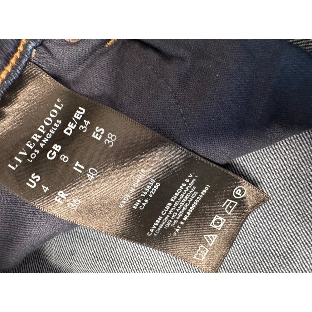Liverpool ECO Logical Size 4/27 Bartlett Blue Jeans NWT - Picture 8 of 11
